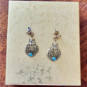 Simple Gold Plated Earrings